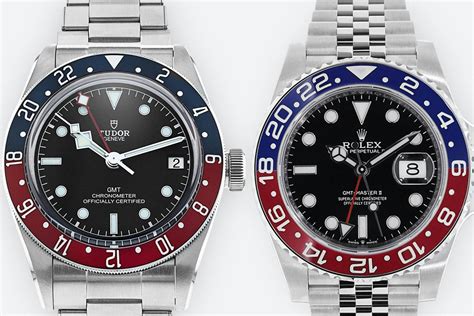 gmt tudor vs rolex|tudor gmt watches for men.